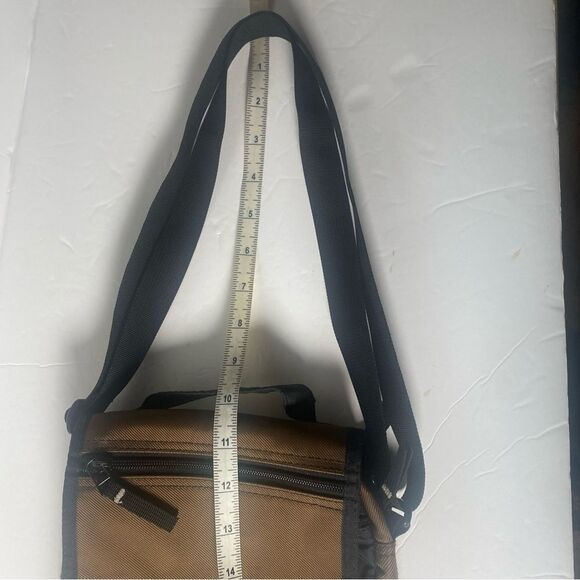 Eddie Bauer Brown Nylon Multi Compartment Crossbody Bag - Picture 11 of 14